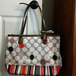 COACH Medium Dotted Tote
